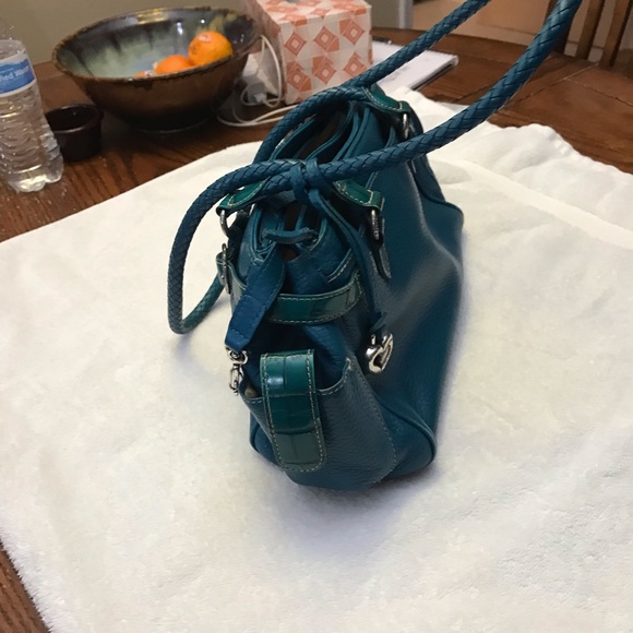 Brighton purse blue leather - Picture 2 of 8